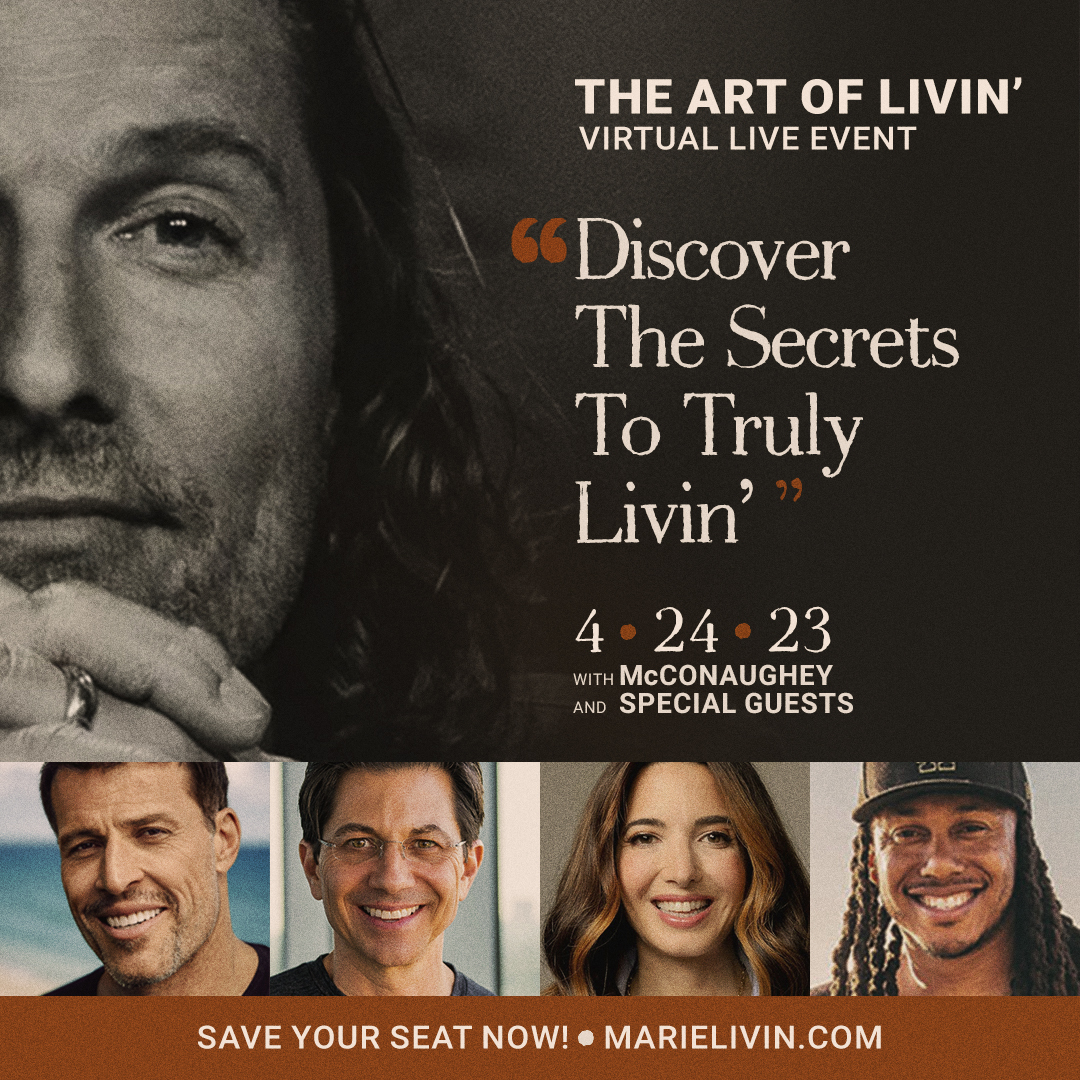 Once-in-a-lifetime Matthew McConaughey event